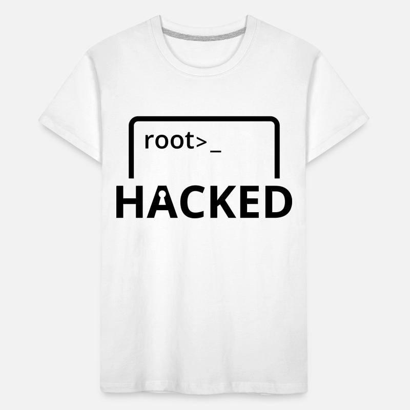 Hacked Hacker programmeur informatique T-shirt bio Premium Enfant