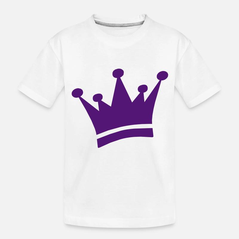 krone - Kinder Premium Bio T-Shirt - Weiß