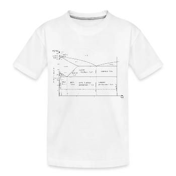 Iron-carbon balance chart - Kids' Premium Organic T-Shirt - white - Front