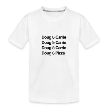 KING OF QUEENS / Doug & Carrie - Kinder Premium Bio T-Shirt - Weiß - Vorne