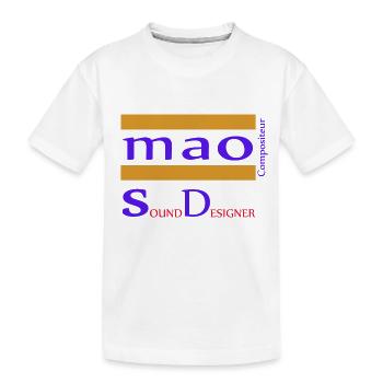 design boutique mao compo - T-shirt bio Premium Enfant - blanc - Devant