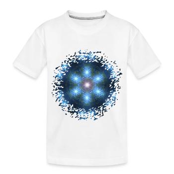 Fleur de la vie / fleur de la vie - univers - T-shirt bio Premium Enfant - blanc - Devant