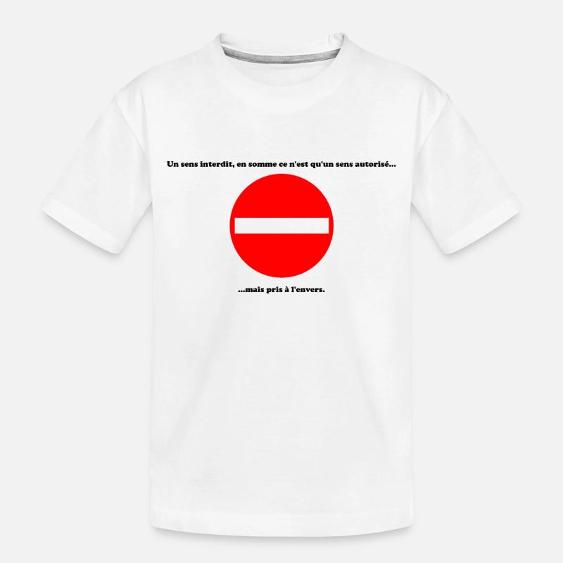 Interdit - T-shirt bio Premium Enfant - blanc