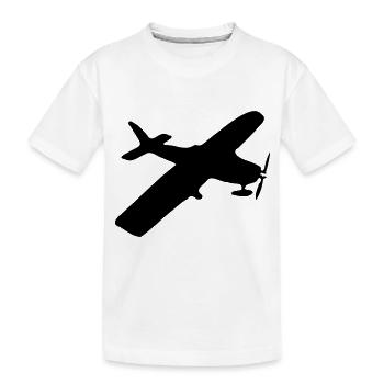 Airjet - Kids' Premium Organic T-Shirt - white - Front