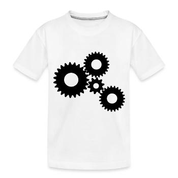 Gear for you / UK - Kinder Premium Bio T-Shirt - Weiß - Vorne