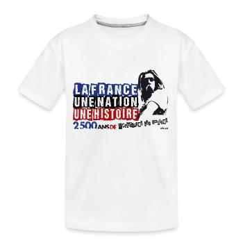 Vercingétorix - T-shirt bio Premium Enfant - blanc - Devant