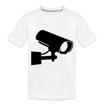 kamera__f1 - Kinder Premium Bio T-Shirt - Weiß - Vorne