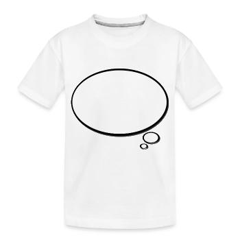sprechblase - Kinder Premium Bio T-Shirt - Weiß - Vorne