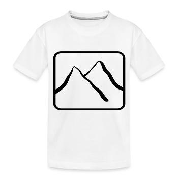 apres ski - Kids' Premium Organic T-Shirt - white - Front
