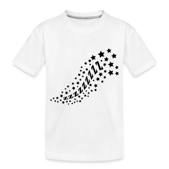 Zzzzz Sleepy - Kids' Premium Organic T-Shirt - white - Front