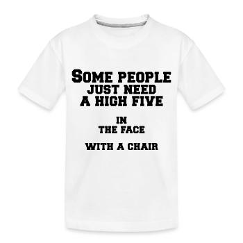 some people - Kinder Premium Bio T-Shirt - Weiß - Vorne