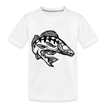 zander_2 - T-shirt bio Premium Enfant - blanc - Devant