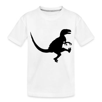 Danse attaquer Raptor T -Rex - T-shirt bio Premium Enfant - blanc - Devant