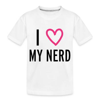 Nerd - T-shirt bio Premium Enfant - blanc - Devant