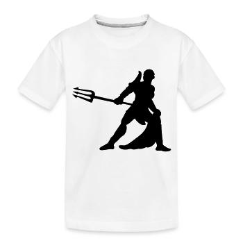 gladiator - Kids' Premium Organic T-Shirt - white - Front