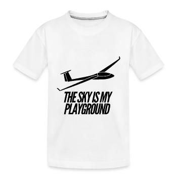 Planeur Planeur Idée de cadeau - T-shirt bio Premium Enfant - blanc - Devant