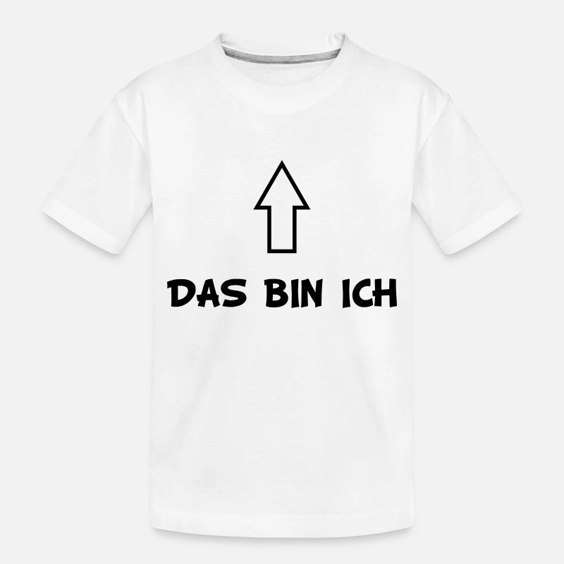 Das bin ich - Pfeil - Kinder Premium Bio T-Shirt - Weiß
