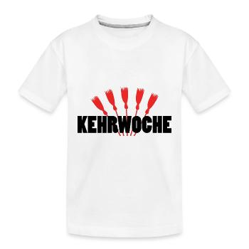 Kehrwoche Schwabe Schwaben Schwäbisch Geschenkidee - Kinder Premium Bio T-Shirt - Weiß - Vorne