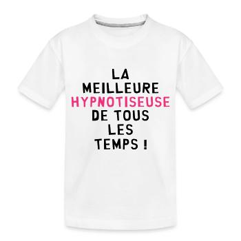 Hypnose / Hypnotiseur / Hypnotiseuse / Médecine - T-shirt bio Premium Enfant - blanc - Devant