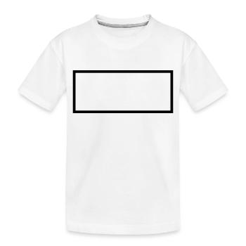 Form Symbol Quadratisch Oval Rund Fertigen Passt - Kinder Premium Bio T-Shirt - Weiß - Vorne