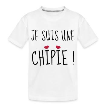 Je suis une chipie ! Naissance - Bébé - Fille - T-shirt bio Premium Enfant - blanc - Devant