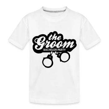 stag party - Kids' Premium Organic T-Shirt - white - Front