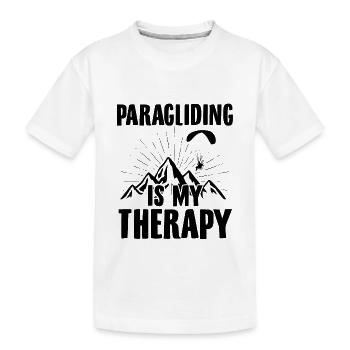 Paraglider Shirts Paragliding Gleitschirm Geschenk - Kinder Premium Bio T-Shirt - Weiß - Vorne