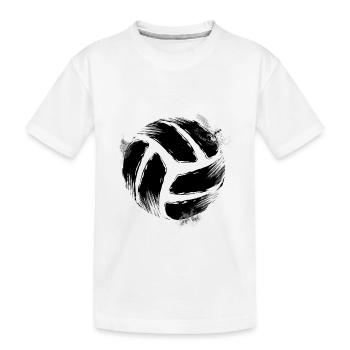 Joueur de volleyball | Cadeaux de joueur d'équipe de volleyball - T-shirt bio Premium Enfant - blanc - Devant