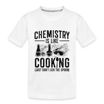 Chimiste Science | Laboratoire de chimie Idées cadeaux - T-shirt bio Premium Enfant - blanc - Devant