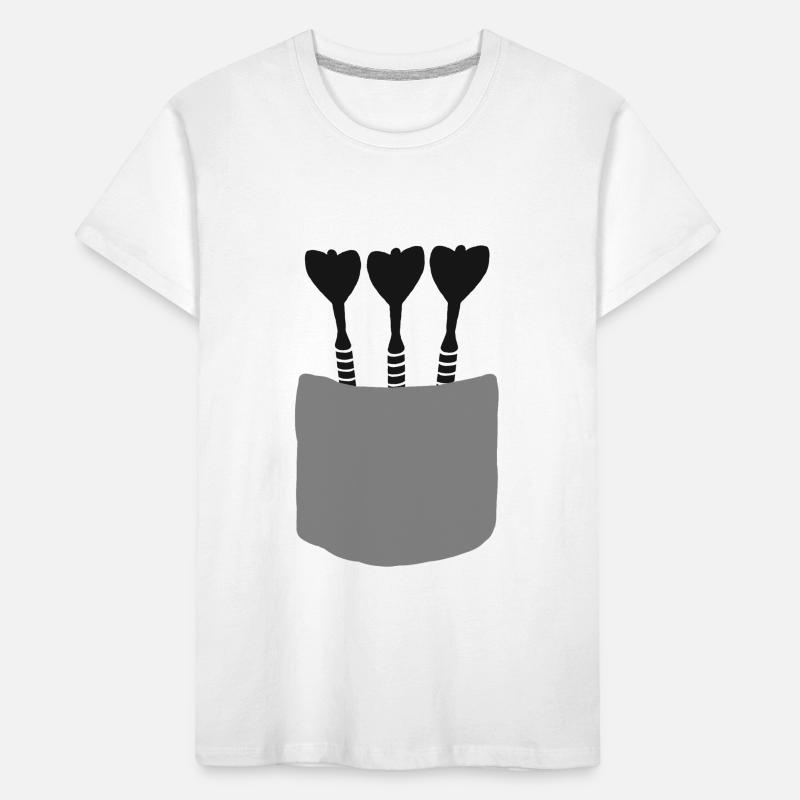 Fléchettes fléchettes fléchettes fléchettes fléchettes cadeau T-shirt bio Premium Enfant