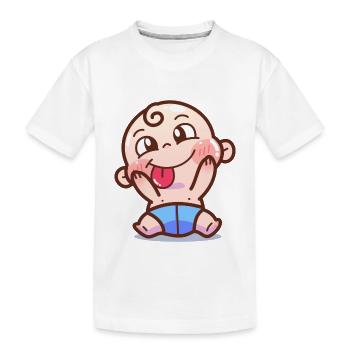 Bébé - T-shirt bio Premium Enfant - blanc - Devant
