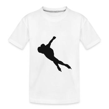 Eisschnelllauf Geschenk Schlittschuh Wintersport - Kinder Premium Bio T-Shirt - Weiß - Vorne