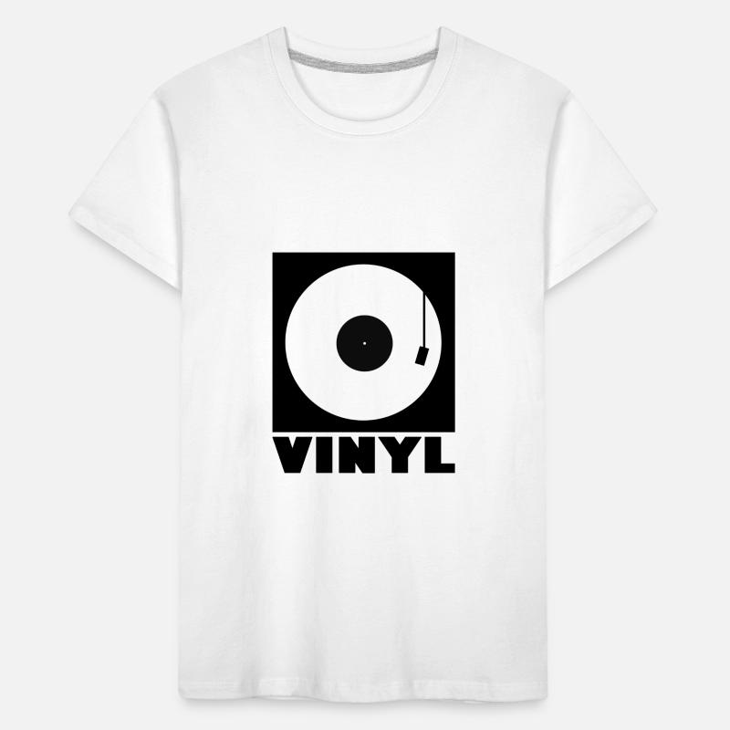 Vinyl Record Record Player Kids' Premium Organic T-Shirt