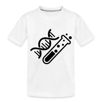 Test tube chemistry - Kids' Premium Organic T-Shirt - white - Front