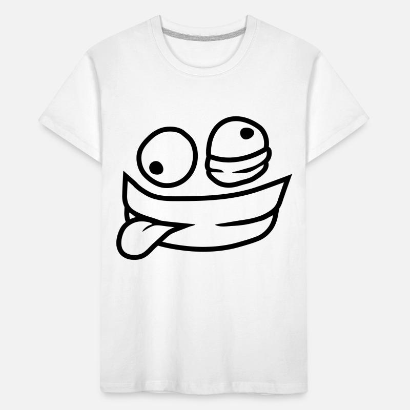 Comic Psychopath Face Kids' Premium Organic T-Shirt