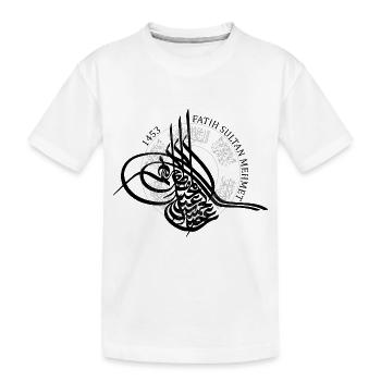 Fatih Sultan Mehmet - Kinder Premium Bio T-Shirt - Weiß - Vorne