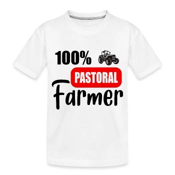 l’agriculture pastorale - T-shirt bio Premium Enfant - blanc - Devant