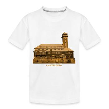Fichtelberg Oberwiesenthal Saxe Erzgebirge - T-shirt bio Premium Enfant - blanc - Devant