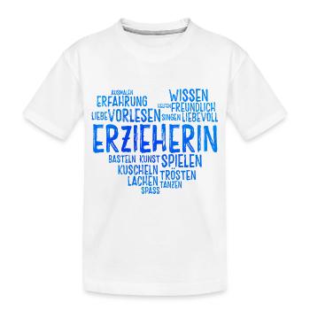 Retro Grafik Kindertagesstätte Babysitter Kindergä - Kinder Premium Bio T-Shirt - Weiß - Vorne