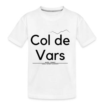 Col de Vars - Blanc - Souvenir - T-shirt bio Premium Enfant - blanc - Devant