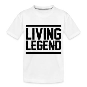 Légende vivante - T-shirt bio Premium Enfant - blanc - Devant