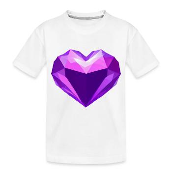 Verlobung Valentinstag Liebe Muttertag Hochzeit - Kinder Premium Bio T-Shirt - Weiß - Vorne