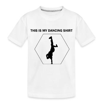 Danse Musique de danse - T-shirt bio Premium Enfant - blanc - Devant
