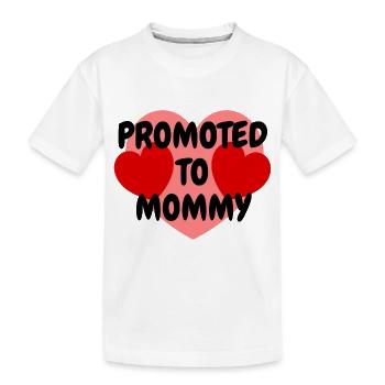 Mom-to-be Mom Mommy Mom Pregnancy - Kids' Premium Organic T-Shirt - white - Front