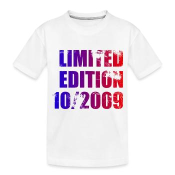 14th Birthday Edition Limitée 10/2009 - T-shirt bio Premium Enfant - blanc - Devant