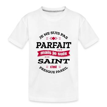 SAINT PARFAIT - PRENOM SAINT - T-shirt bio Premium Enfant - blanc - Devant