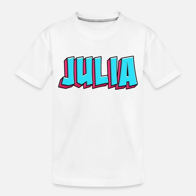 Image du nom : Julia - T-shirt bio Premium Enfant - blanc
