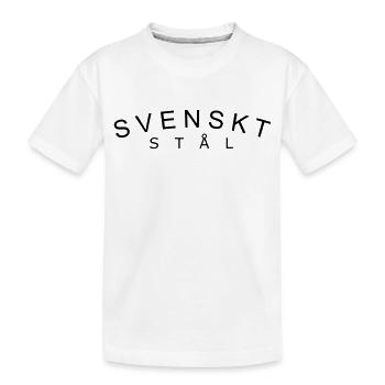 Swedish steel - Kids' Premium Organic T-Shirt - white - Front