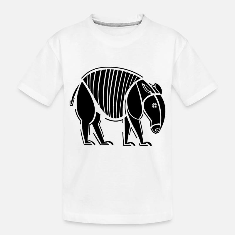 Tapir - Kinder Premium Bio T-Shirt - Weiß