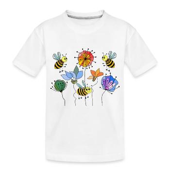 Insekten - Kinder Premium Bio T-Shirt - Weiß - Vorne